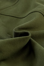 Brown zip-up sweatshirt with stand collar and thumbhole sleeves by Shewin, casual hoodie for comfortable everyday wear.