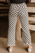 Sterling Kreek Fast Lane Jeans for kids with denim fabric, classic fit, and adjustable waistband, showing front view.