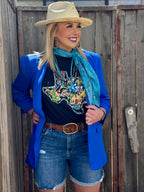 Black Callie Ann Stelter Texas Icons Tee by Texas True Threads, featuring Texas-themed graphic on a casual tee.
