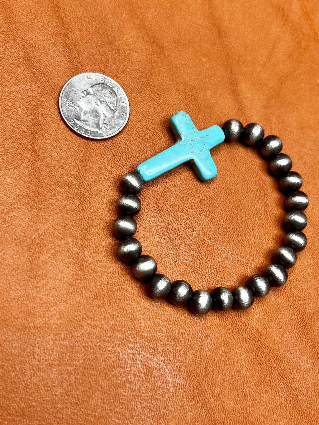 Texas True Trends Canyon Bracelet, stylish bracelet with natural stone and metal accents, designed for casual and everyday wear.