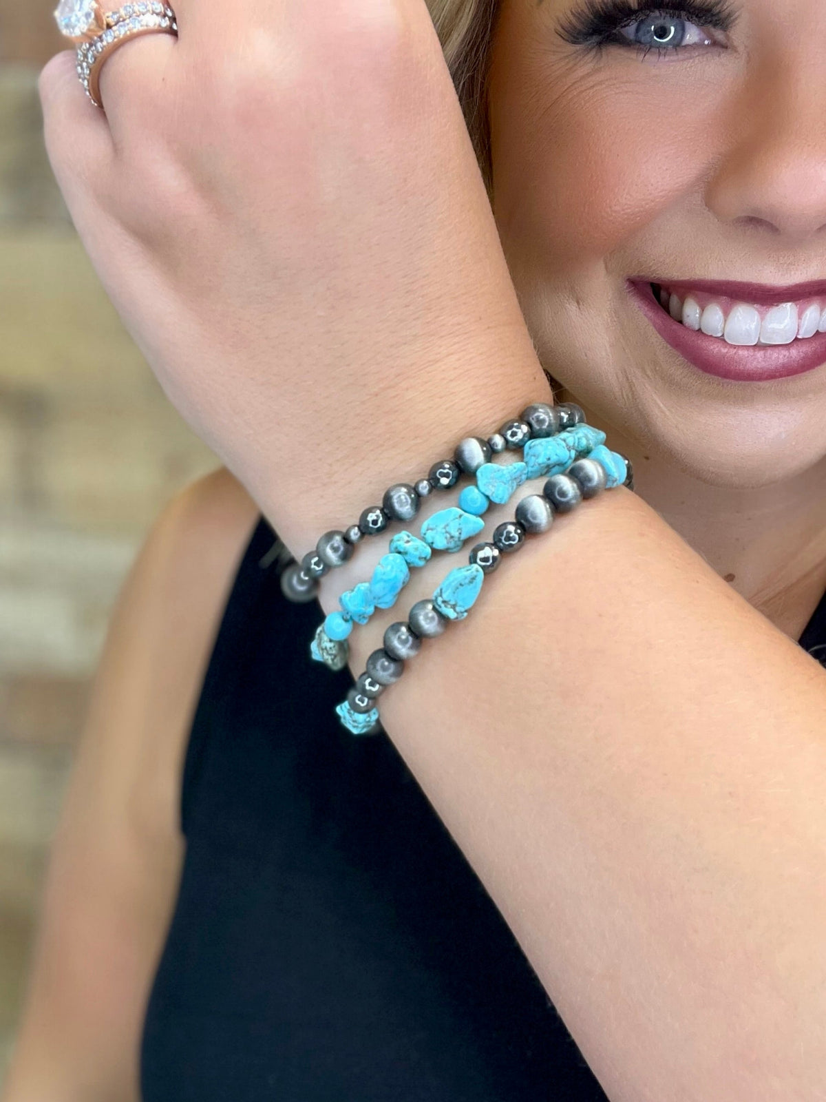 Set of Dallas-themed bracelets by Texas True Trends, featuring stylish accessories in a variety of designs.