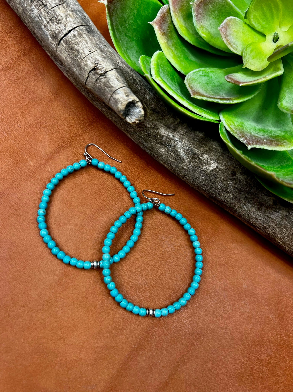 Large Crockett earrings by Texas True Trends featuring bold, stylish earrings with intricate design details.