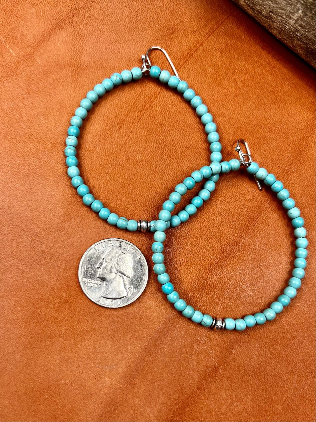Large Crockett earrings by Texas True Trends featuring bold, statement jewelry with intricate design details.