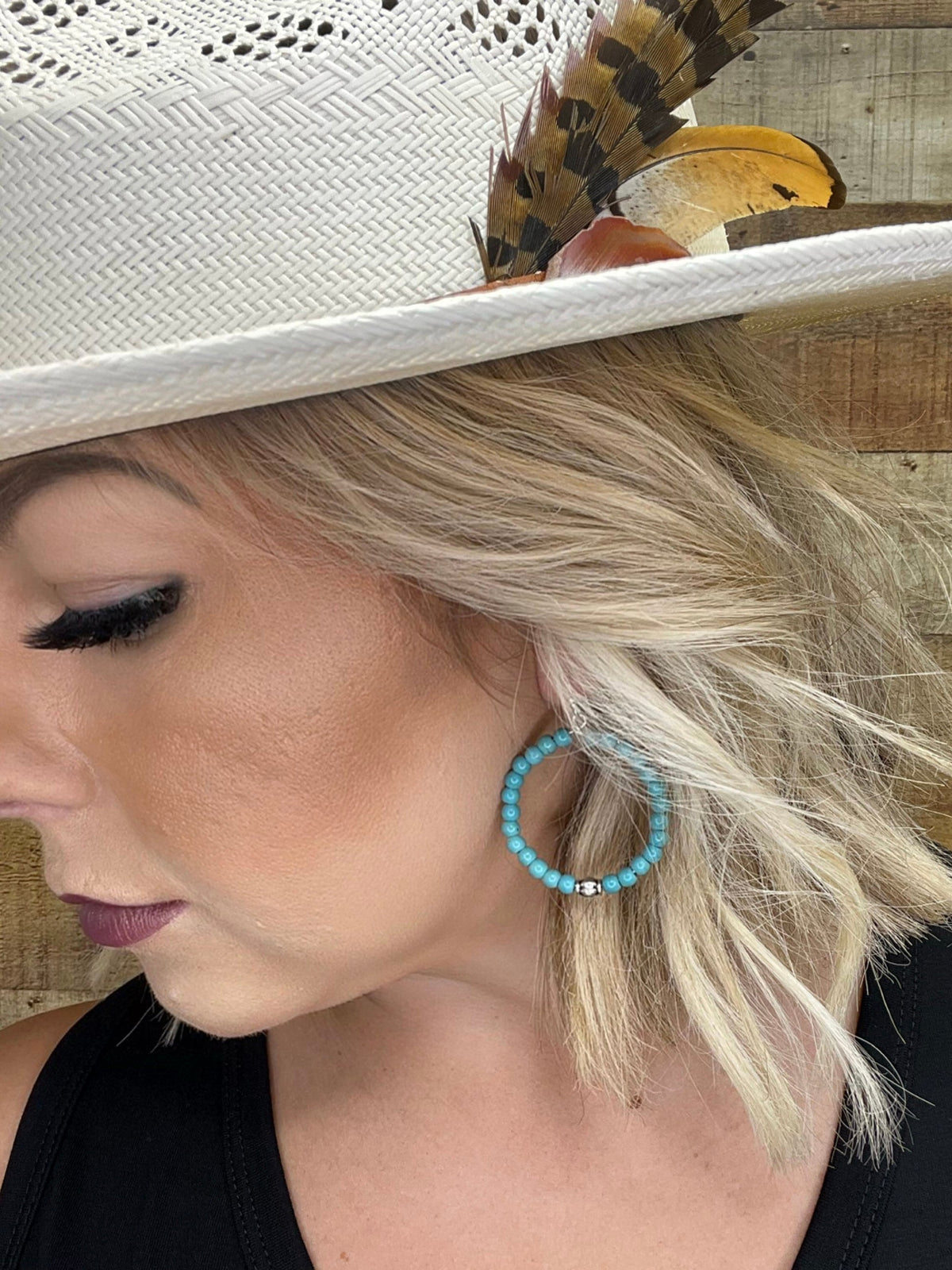 Texas True Trends Crockett Small Earrings featuring delicate, stylish earrings with intricate design details.
