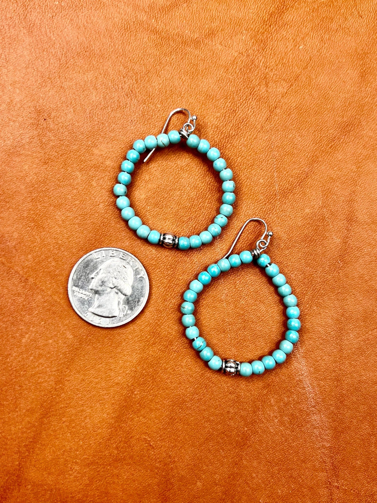 Texas True Trends Crockett Small Earrings, stylish silver jewelry with intricate detailing, perfect for everyday wear