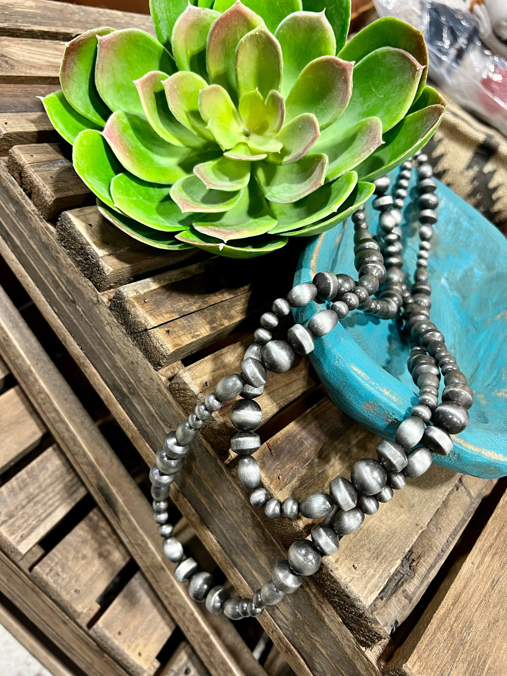 Long Amarillo necklace by Texas True Trends featuring vibrant yellow beads and elegant design.