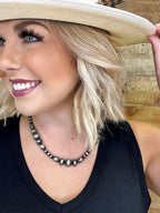 Texas True Trends Amarillo Short Necklace featuring a sleek, stylish design with vibrant yellow accents.