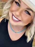 Texas True Trends Crockett Necklace featuring a stylish pendant on a silver chain, perfect for everyday wear.
