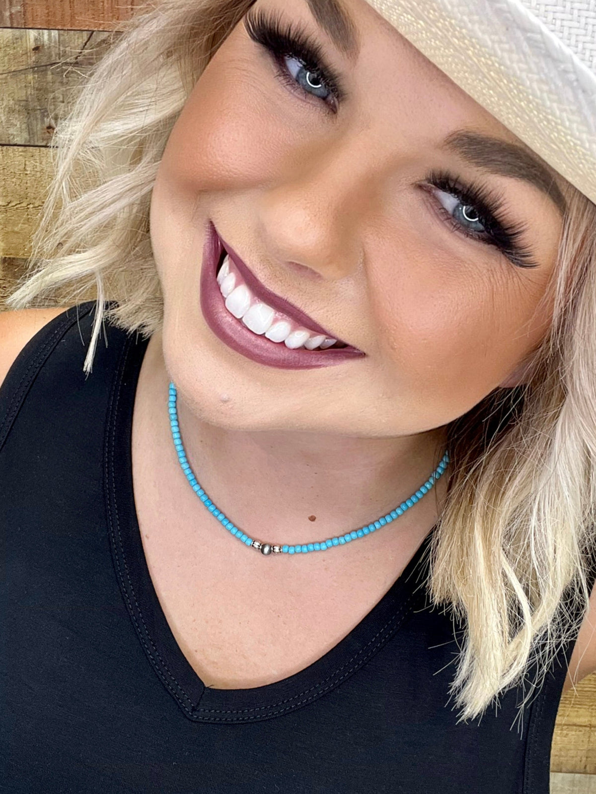 Texas True Trends Crockett Necklace featuring a stylish pendant on a silver chain, perfect for everyday wear.