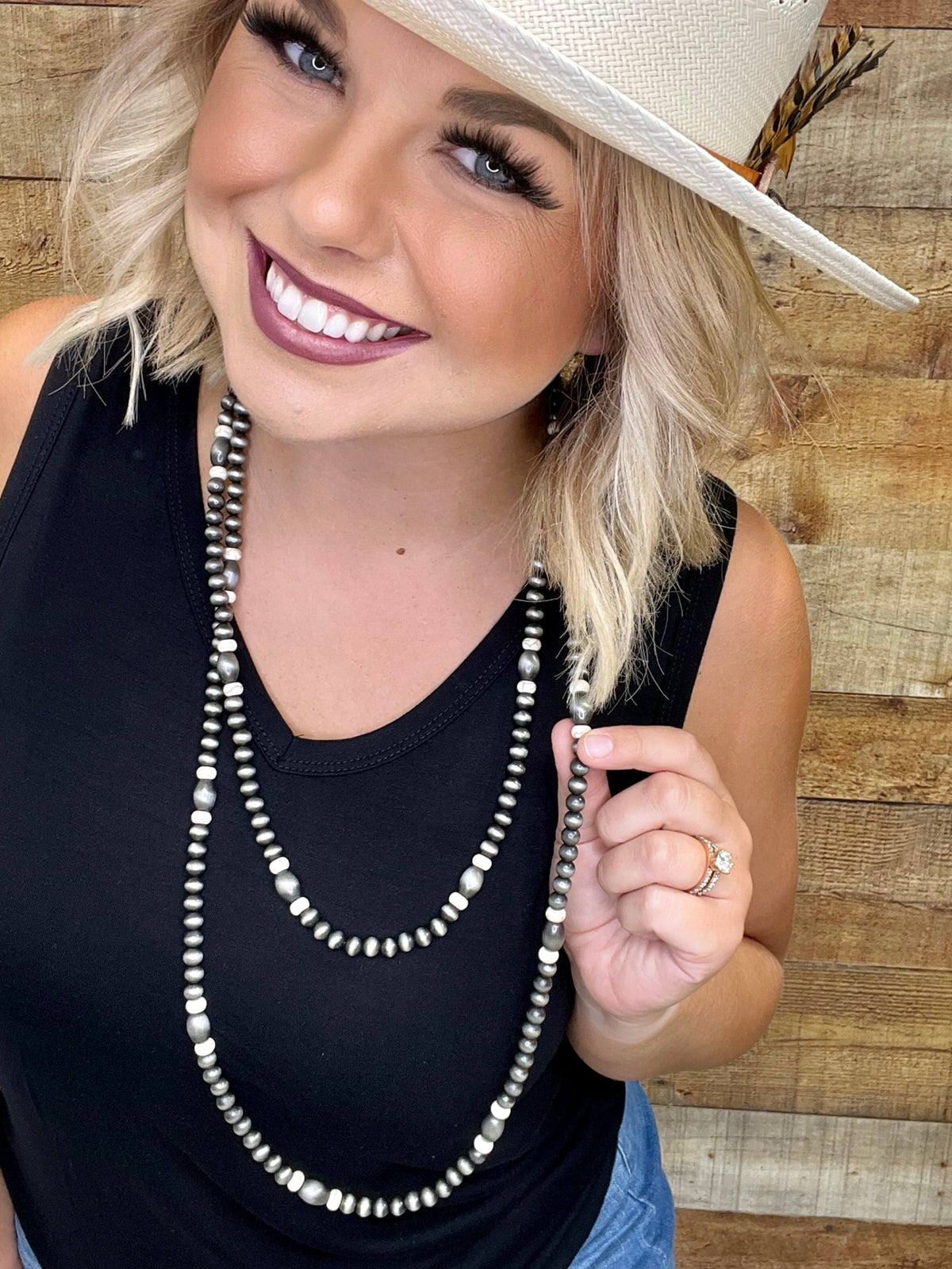 Whitesboro Necklace by Texas True Trends, a stylish jewelry piece featuring a delicate chain and elegant pendant.